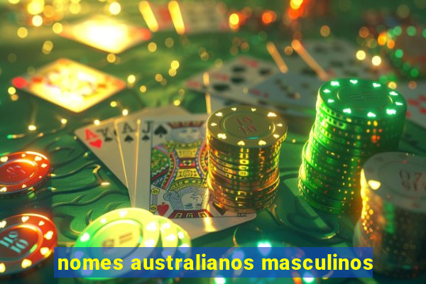 nomes australianos masculinos